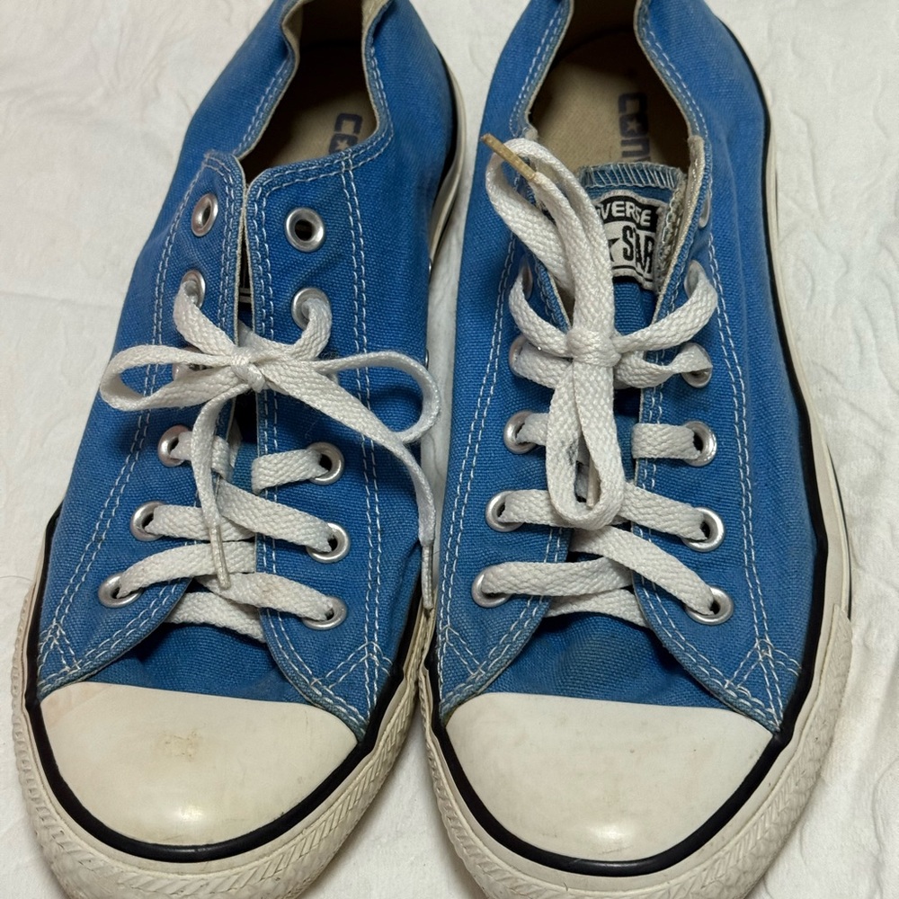 Converse Blue and White Classic Sneakers
